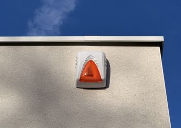 Sirène d'une sirène extérieur Tecnoalarm, blanc