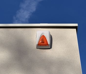 Sirène d'une sirène extérieur Tecnoalarm, blanc